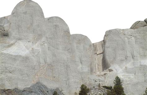 Mount Rushmore Blank Template